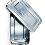 Instrumentenbox mit Deckel, Edelstahl