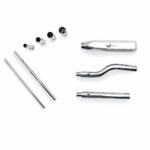 Wolfzahn-Extraktionsbesteck mit 4 geschlossenen Kronen