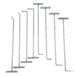 Set aus 8 Dentalhebeln und Dental-Picks für Molaren